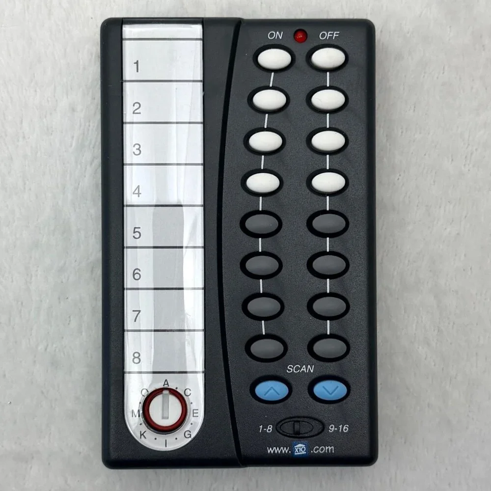 X10 8 Unit ScanCam Remote Control CR12A Tested & Works Open Box